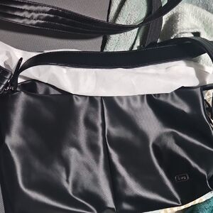 Lug Black Crossbody Bag